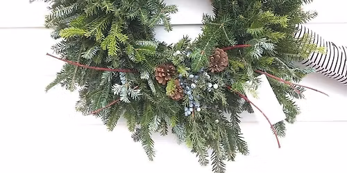 Hand-Tied Wreath Making at the Colorado Flower Collective!