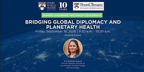 Bridging Global Diplomacy and Planetary Health