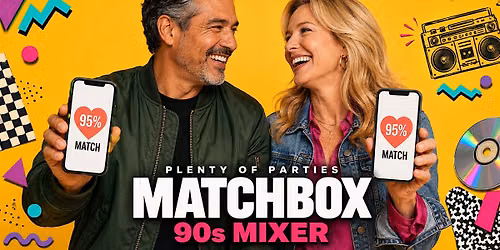 Matchmaking 90s Party @ Blind Barber | Match.Box Dating for Ages 35 - 55