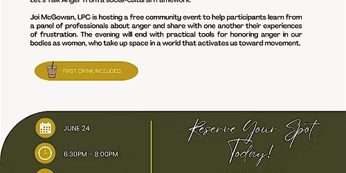 Panel Discussion: Anger & Women