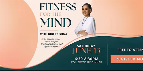 Fitness For The Mind with  Didi Krishna - Miami, FL [FREE]