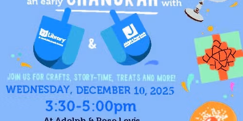 Pre-Chanukah celebration with the Levis JCC