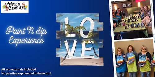 Fort Lauderdale Wood Sign Paint and Sip