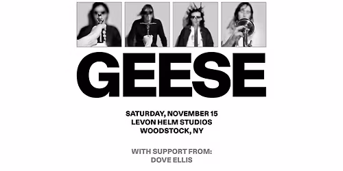 Geese - The Getting Killed Tour w\/ Dove Ellis