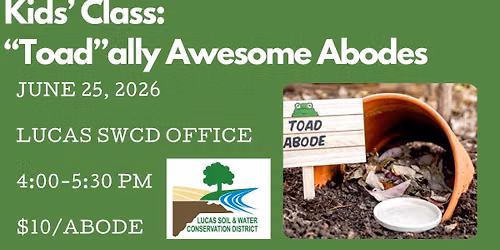 "Toad"ally Awesome Abodes: Kids' Class