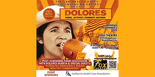 An Evening with Dolores Huerta - Free Film Screening & Panel Discussion