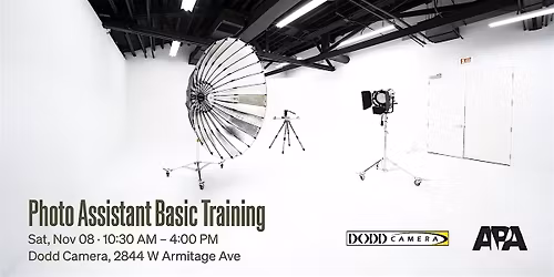 Photo Assistant Basic Training Workshop 2025