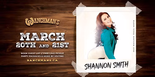 Shannon Smith Live at RANCHMAN'S CALGARY