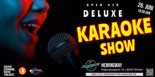 KARAOKE DELUXE OPEN AIR | HEMINGWAY WEIDEN
