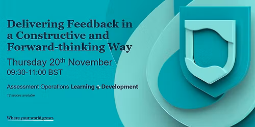 Delivering feedback in a constructive and forward-thinking way