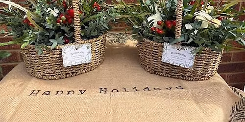 Christmas Basket Arrangement Workshop by Botanicalia at Hall Place, Bexley