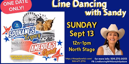 Line Dancing at the Spokane County Interstate Fair!
