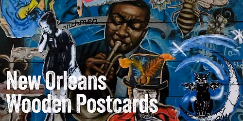 New Orleans Wooden Postcards