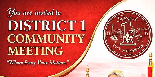 District 1 Community Meeting 