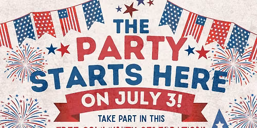 The Party Starts Here! July 3rd at Brown House