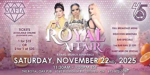 A Royal Affair: A Drag Brunch Experience