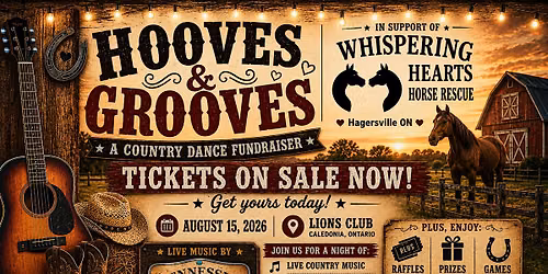 HOOVES & GROOVES 2026 Benefit Dance - featuring JENNESSEE COUNTY live!
