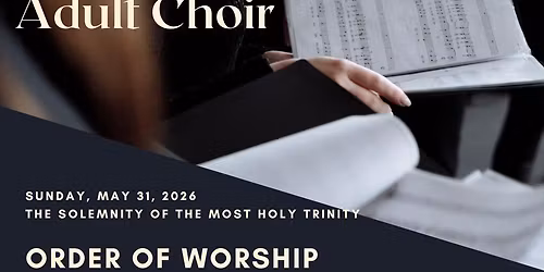 The Solemnity of the Most Holy Trinity