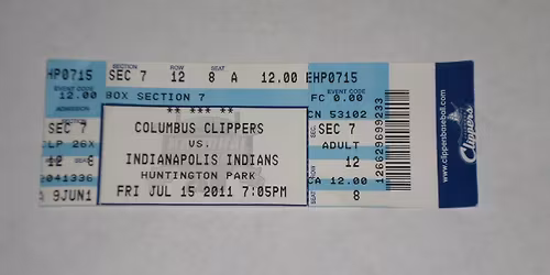 Indianapolis Indians at Columbus Clippers at Huntington Park