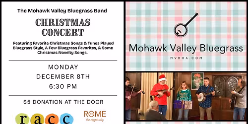 The Mohawk Valley Bluegrass Band Christmas Concert