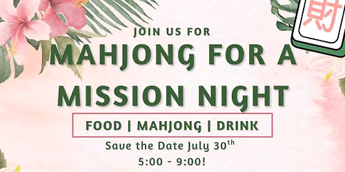 Community Storehouse Mahjong for a Mission Fundraiser Event