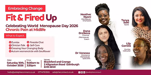 Fit & Fired Up: Perimenopause & Menopause Day in Edinburgh