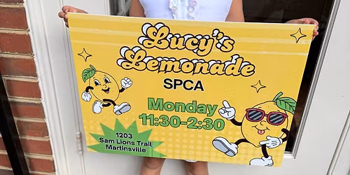 Lucy\u2019s Lemonade Stand to benefit the SPCA