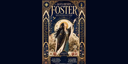 Alex Henry Foster p Defying Gravity Tour - Official Event, 5.12.2026, Blue Note, Pozna\u0144
