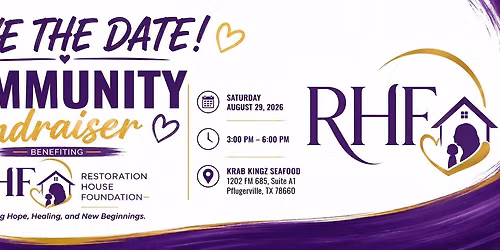 Restoration House Foundation Community Fundraiser at Krab Kingz