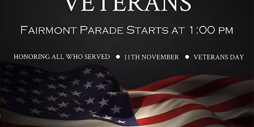 Fairmont Veterans Day Parade 2025