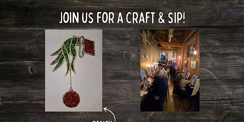 Craft & Sip - Crushed Stained Glass Workshop - at Something Brewery!