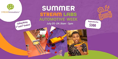 Summer STREAM Labs: Automotive Week 