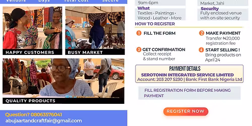 Abuja Arts and Craft fair 