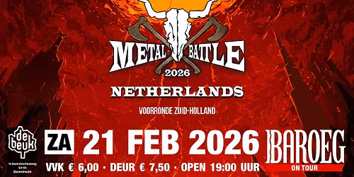 Baroeg On Tour @De Beuk: Metal Battle voorronde Zuid-Holland