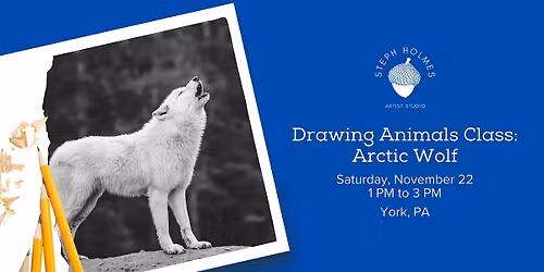 Drawing Animals Class: Arctic Wolf