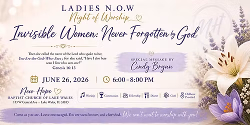 LADIES N.O.W. \u2013 Night of Worship