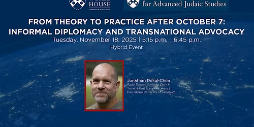 Theory to Practice After 10\/7: Informal Diplomacy & Transnational Advocacy