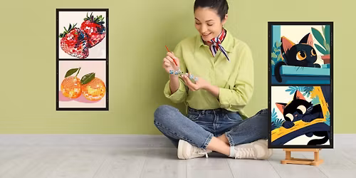 Cute Paint-by-Number for Tweens & Teens