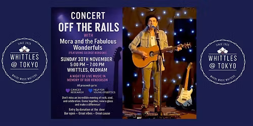 Concert Off The Rails with Mora and the Fabulous Wonderfuls