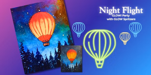 Night Flight! GLOW Party w\/GLOW Spritzers *FOOD TRUCK OPEN*
