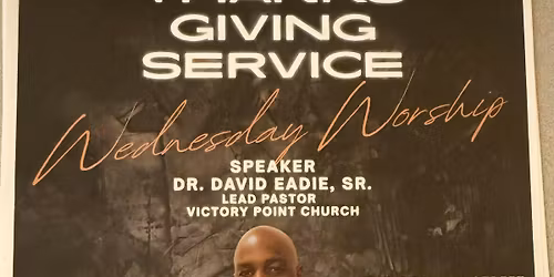 Thanksgiving Service Wednesday Worship