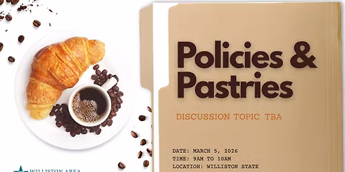 Policies & Pastries: TBA