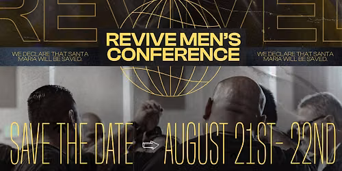 SAVE THE DATE: Revive Men's Regional Conference 2026