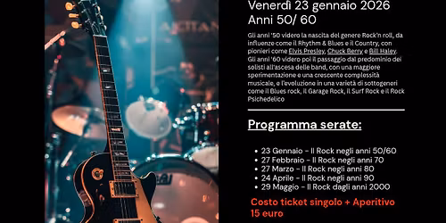 La storia del rock a Teatro Houdini