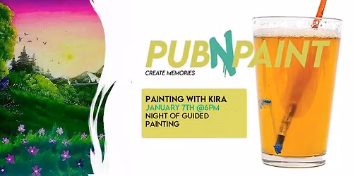 Smoke BBQ and Bar Paint Night with PubNPaint Jan 7th