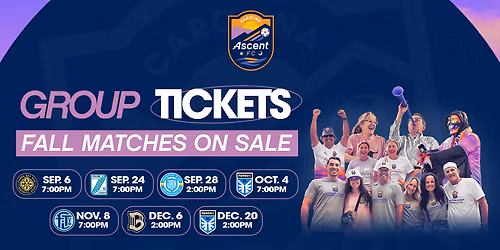 PARKING Carolina Ascent FC at Tampa Bay Sun FC