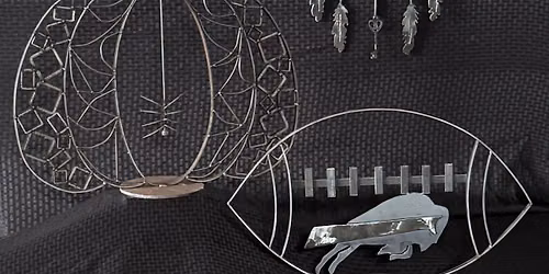 Welded Metal Sculpture Date Night