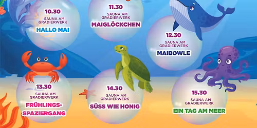 \ud83c\udf0a\ud83d\udc2c KINDERSAUNA \u2013 Der Wonnemonat Mai \ud83d\udc33\ud83d\udc20