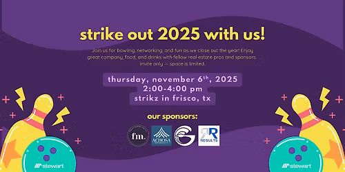Strike Out 2025 With Us!
