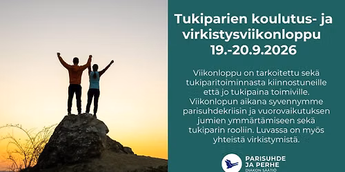 Tukiparien koulutus- ja virkistysviikonloppu